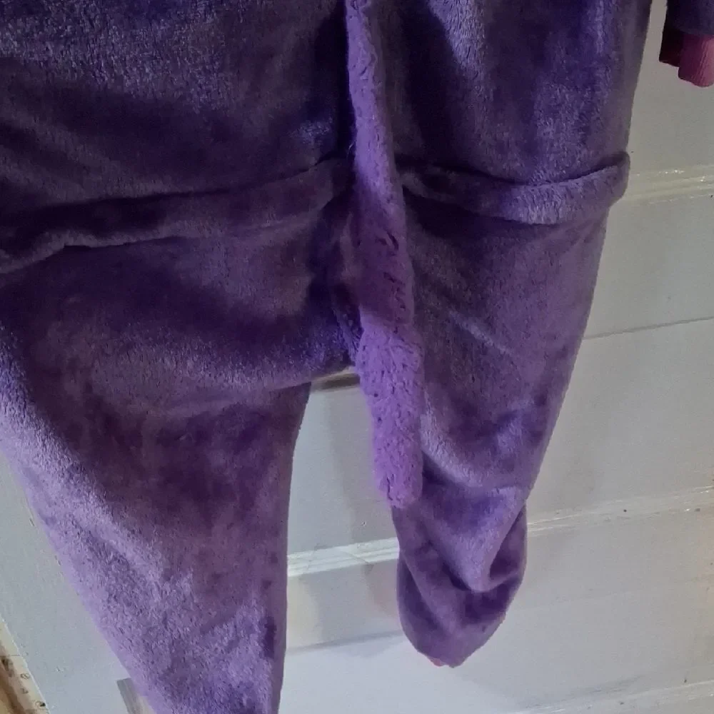 Purple and White Onesie Pajamas Unicorn (Mis010)